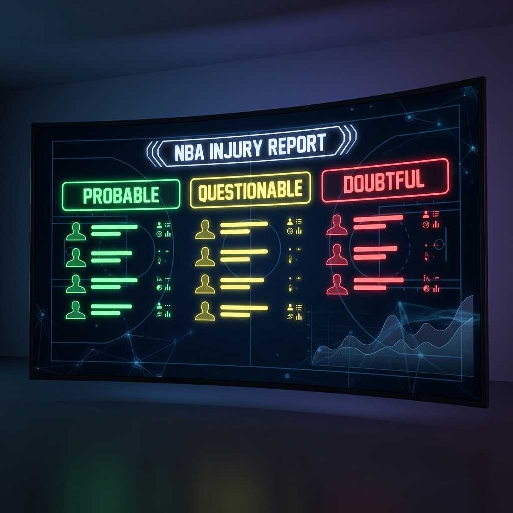 Featured image of post 搞不懂 NBA 傷病報告？Doubtful、Probable 和 Questionable 到底差在哪？