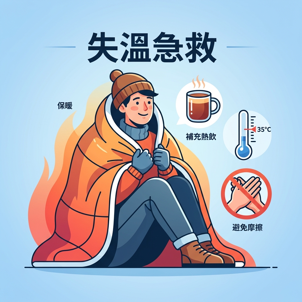 Featured image of post 失溫症的三個致命階段：身體能源的全面崩潰！遇到失溫千萬別狂搓手腳！破解失溫急救的迷思與理解正確的 SOP