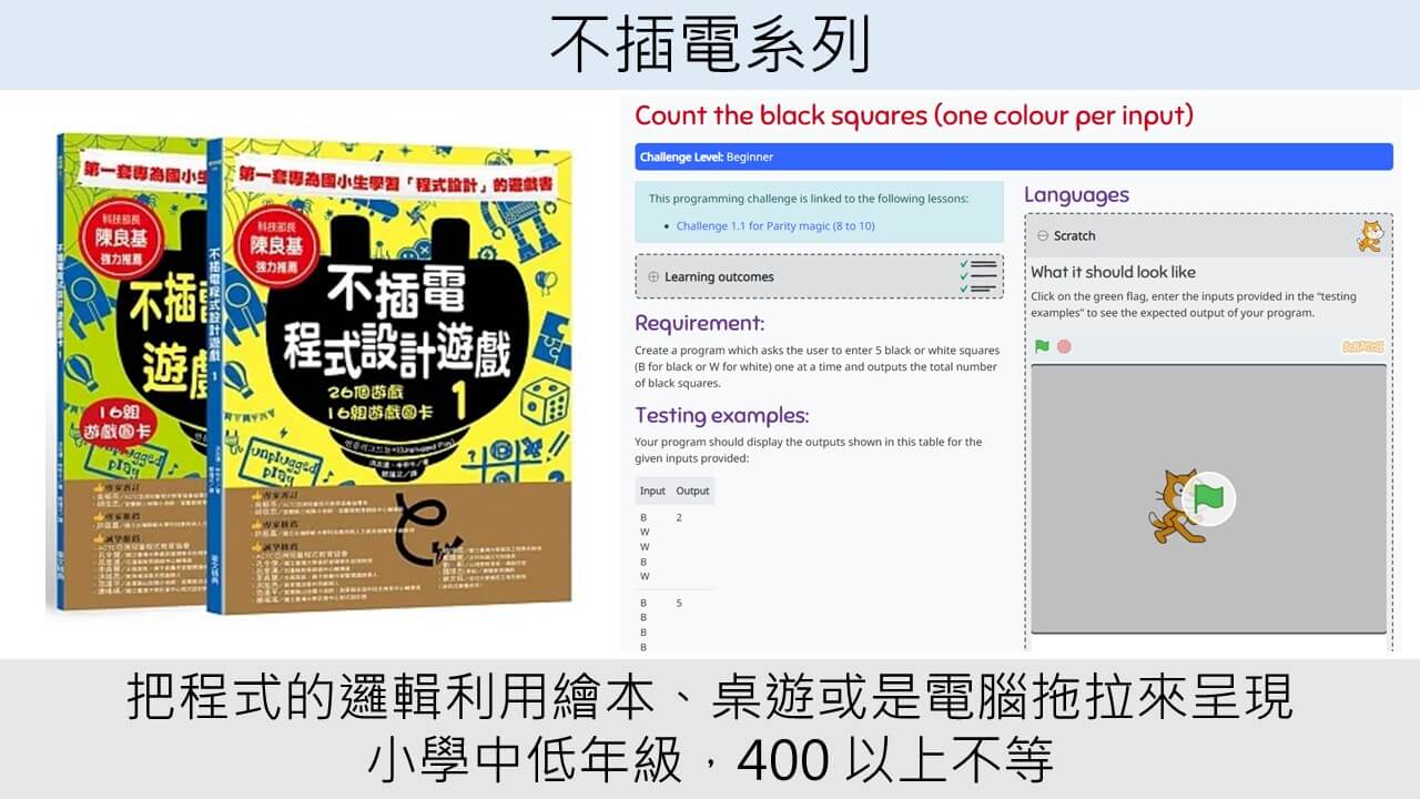 培養程式興趣從小開始,從遊戲中理解程式概念原理
