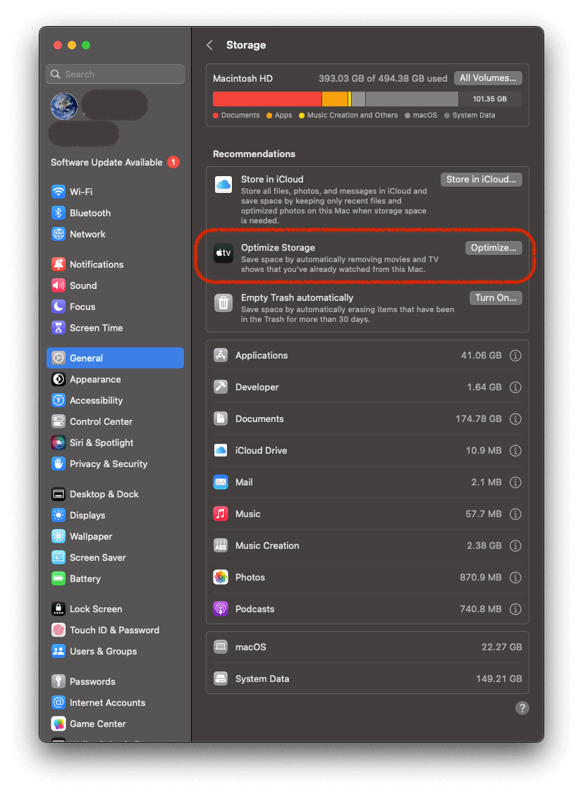 解決 Mac「系統資料」過大清除方法