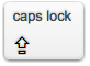 Capslock(⇪)
