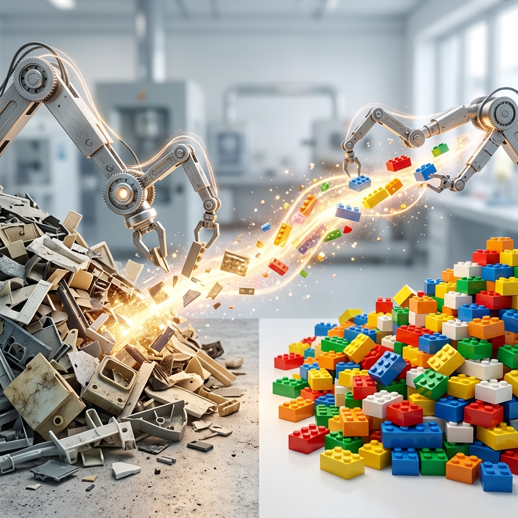 化學回收積木比喻